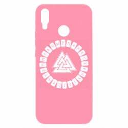 Чехол для Huawei P Smart Plus 2018 Scandinavian Runes And Walknut