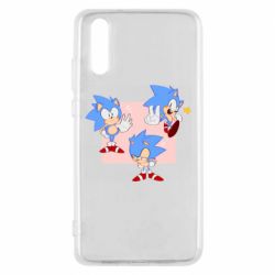 Чехол для Huawei P20 Funny Sonic - PrintSalon