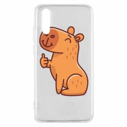 Чехол для Huawei P20 Капибара лайк - PrintSalon