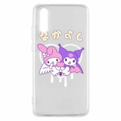 Чехол для Huawei P20 Kuromi and My Melody - PrintSalon