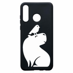 Чохол для Huawei P30 Lite Копібара та Пташка - PrintSalon