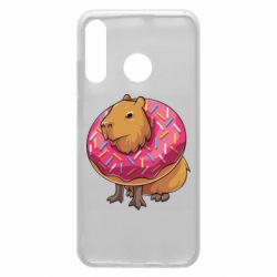Чехол для Huawei P30 Lite Пончик с капибарой - PrintSalon
