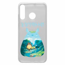 Чехол для Huawei P30 Lite Тоторо на рыбалке - PrintSalon