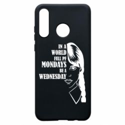 Чехол для Huawei P30 Lite Wednesday girl - PrintSalon