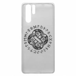 Чехол для Huawei P30 Pro Celtic Dragon and Runes - PrintSalon