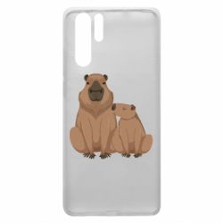 Чехол для Huawei P30 Pro Две капибары - PrintSalon