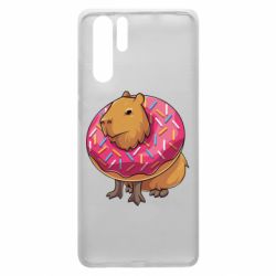Чехол для Huawei P30 Pro Пончик с капибарой - PrintSalon