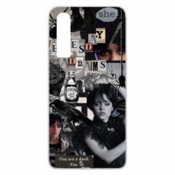 Чехол для Huawei P30 Венздей Адамс. - PrintSalon