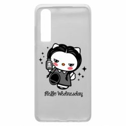 Чехол для Huawei P30 Wednesday Hello Kitty - PrintSalon
