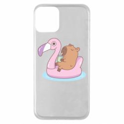 Чехол для iPhone 11 Capybara Chilling - PrintSalon