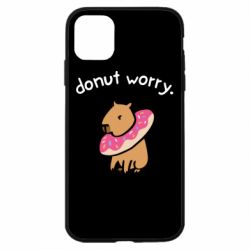 Чехол для iPhone 11 Donut Worry - PrintSalon