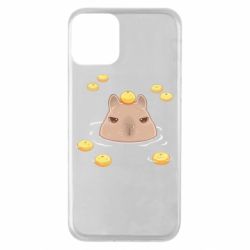 Чехол для iPhone 11 Морда капибары - PrintSalon