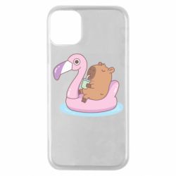 Чехол для iPhone 11 Pro Capybara Chilling - PrintSalon