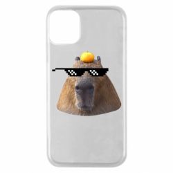 Чехол для iPhone 11 Pro Capybara cool - PrintSalon