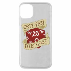 Чехол для iPhone 11 Pro Crit fast - die last - PrintSalon
