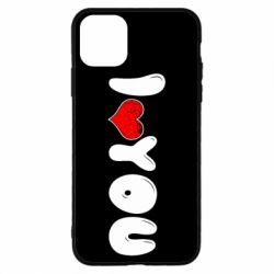 Чехол для iPhone 11 Pro День Валентина I love you - PrintSalon