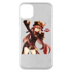 Чехол для iPhone 11 Pro Ху Тао Геншин - PrintSalon