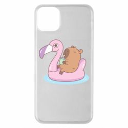 Чехол для iPhone 11 Pro Max Capybara Chilling - PrintSalon