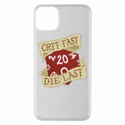 Чехол для iPhone 11 Pro Max Crit fast - die last - PrintSalon