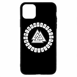 Чехол для iPhone 11 Pro Max Scandinavian Runes And Walknut - PrintSalon