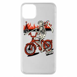 Чехол для iPhone 11 Pro Max Смерть с косой в винке! Горящий кремль