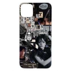 Чехол для iPhone 11 Pro Max Венздей Адамс. - PrintSalon