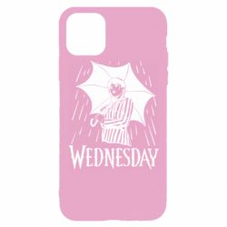 Чохол для iPhone 11 Pro Венздей Вдамс и зонт - PrintSalon