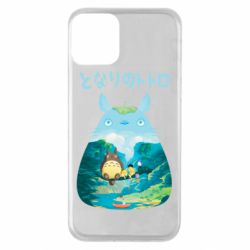 Чехол для iPhone 11 Тоторо на рыбалке - PrintSalon