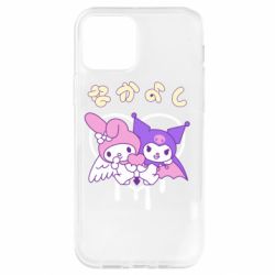 Чехол для iPhone 12 Kuromi and My Melody - PrintSalon