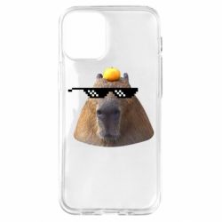 Чехол для iPhone 12 mini Capybara cool - PrintSalon