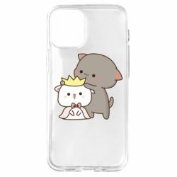 Чехол для iPhone 12 mini Чиби котики - PrintSalon