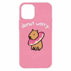 Чехол для iPhone 12 mini Donut Worry - PrintSalon