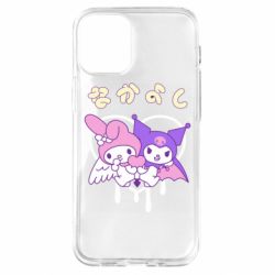 Чехол для iPhone 12 mini Kuromi and My Melody - PrintSalon