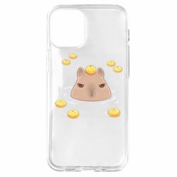 Чехол для iPhone 12 mini Морда капибары - PrintSalon