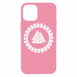 Чехол для iPhone 12 mini Scandinavian Runes And Walknut - PrintSalon