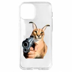 Чехол для iPhone 12 mini Шлепа с пистолетом - PrintSalon