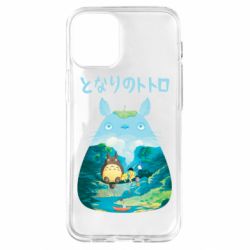 Чехол для iPhone 12 mini Тоторо на рыбалке