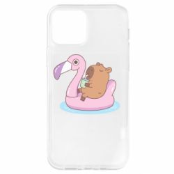 Чехол для iPhone 12 Pro Capybara Chilling - PrintSalon