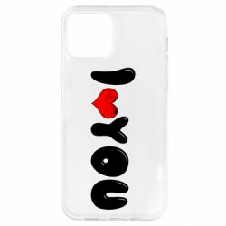 Чехол для iPhone 12 Pro День Валентина I love you - PrintSalon