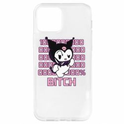 Чехол для iPhone 12 Pro Kuromi bitch - PrintSalon