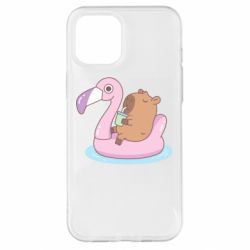 Чехол для iPhone 12 Pro Max Capybara Chilling - PrintSalon