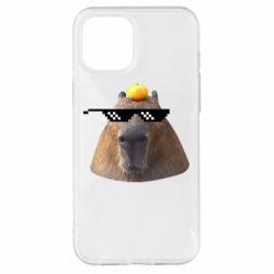 Чехол для iPhone 12 Pro Max Capybara cool - PrintSalon