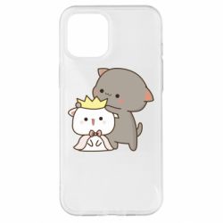 Чехол для iPhone 12 Pro Max Чиби котики - PrintSalon