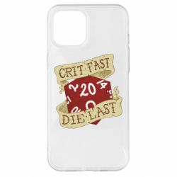 Чехол для iPhone 12 Pro Max Crit fast - die last - PrintSalon