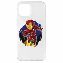 Чехол для iPhone 12 Pro Max Flying Iron man - PrintSalon
