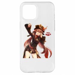 Чехол для iPhone 12 Pro Max Ху Тао Геншин - PrintSalon