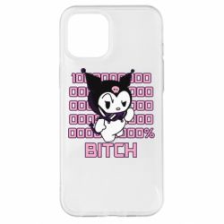Чехол для iPhone 12 Pro Max Kuromi bitch - PrintSalon