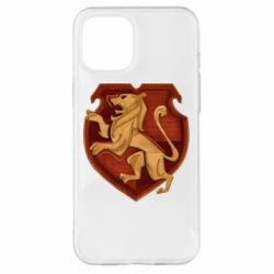 Чехол для iPhone 12 Pro Max Cтарая эмблема Гриффиндор - PrintSalon