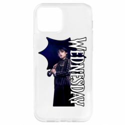 Чехол для iPhone 12 Pro Wendesday Addams - PrintSalon