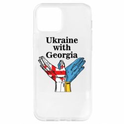 Чехол для iPhone 12 Украина с Грузией - PrintSalon